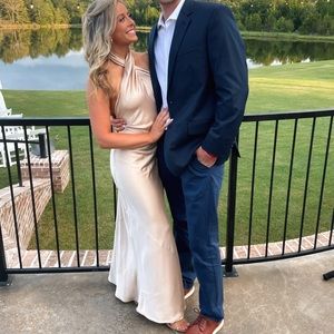 Halter Bridesmaids Dress